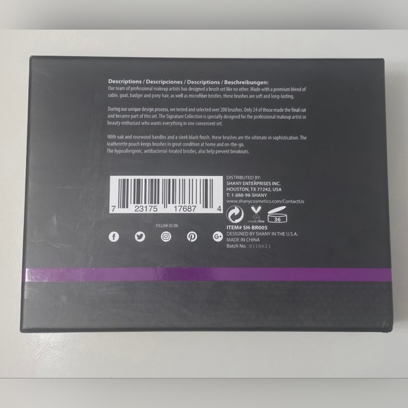 SHANY The Masterpiece Signature Makeup Brush Set - 25 pieces - Picture 13 of 16